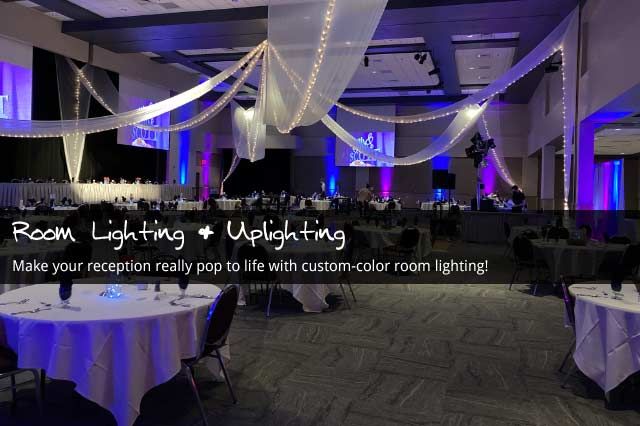 Wedding Reception Room Lighting
