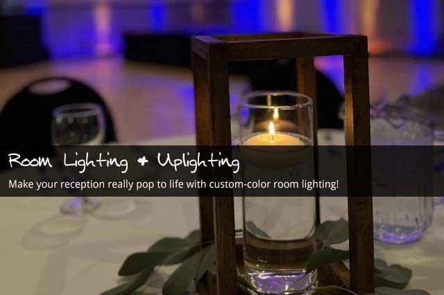 Uplighting for your Wedding Reception