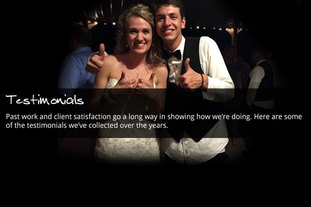 Testimonials - Happy Couple